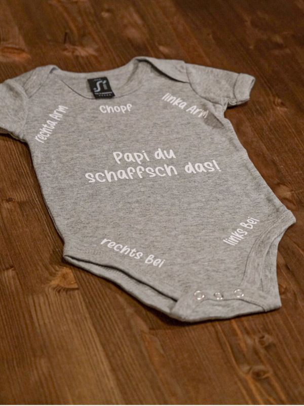 Babybody ,,Papi du schaffsch das''