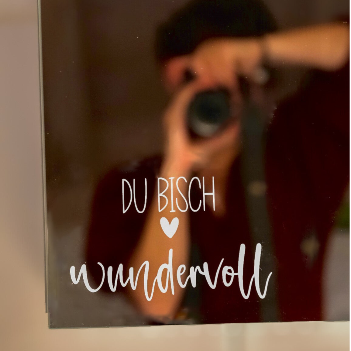 Sticker ,, du bisch wundervoll''