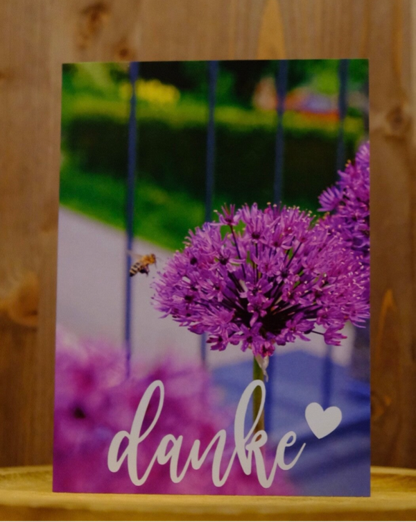 Klappkarte ,,danke''