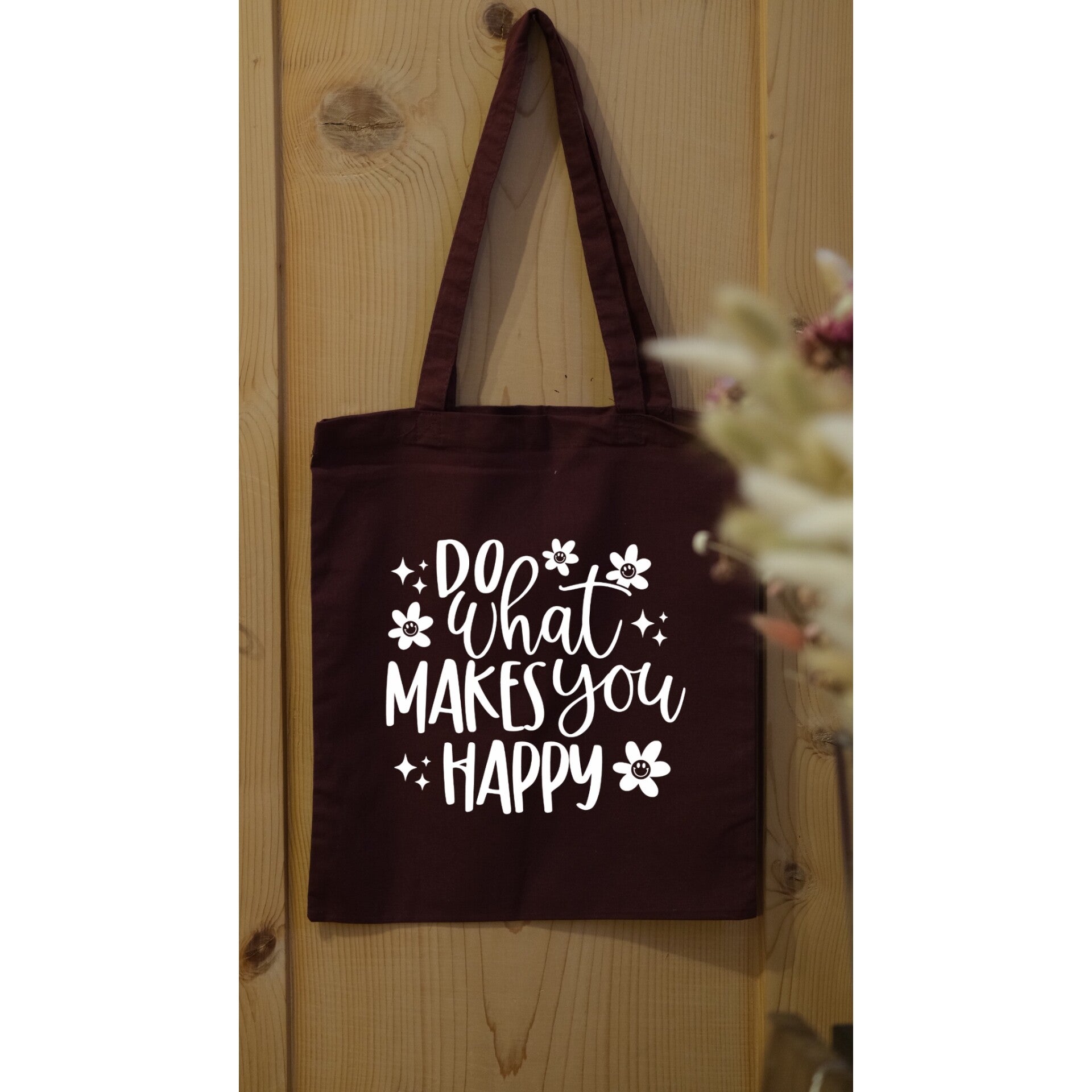 Stofftasche ,,do what makes you happy''