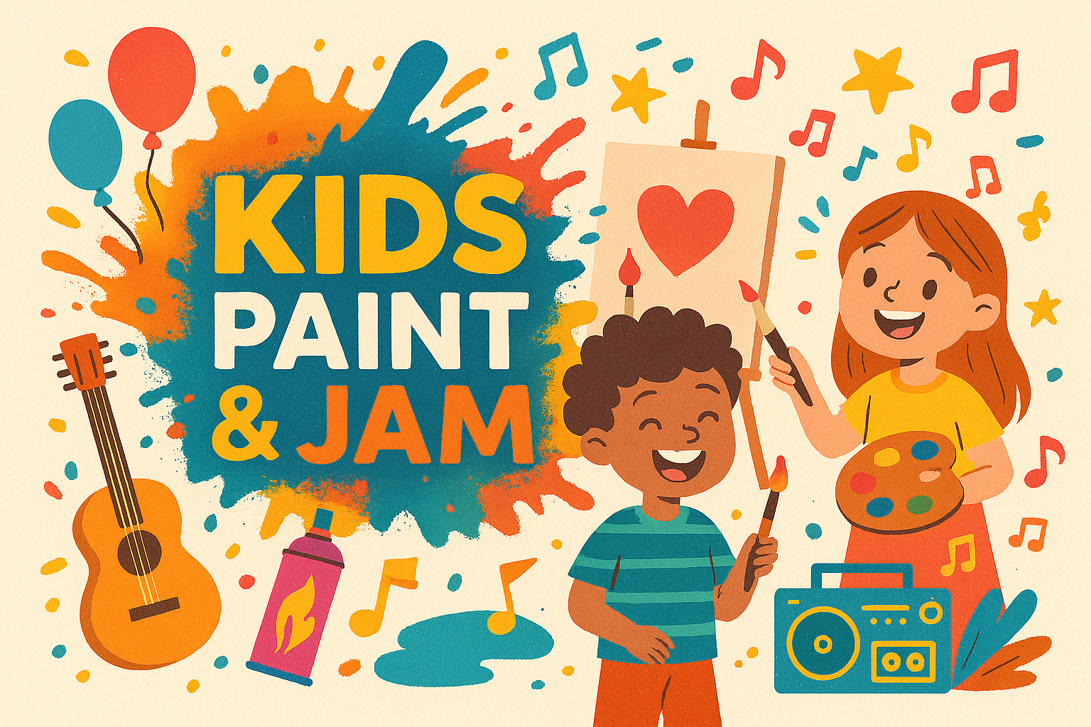 Kids Paint & Jam Individual Ticket