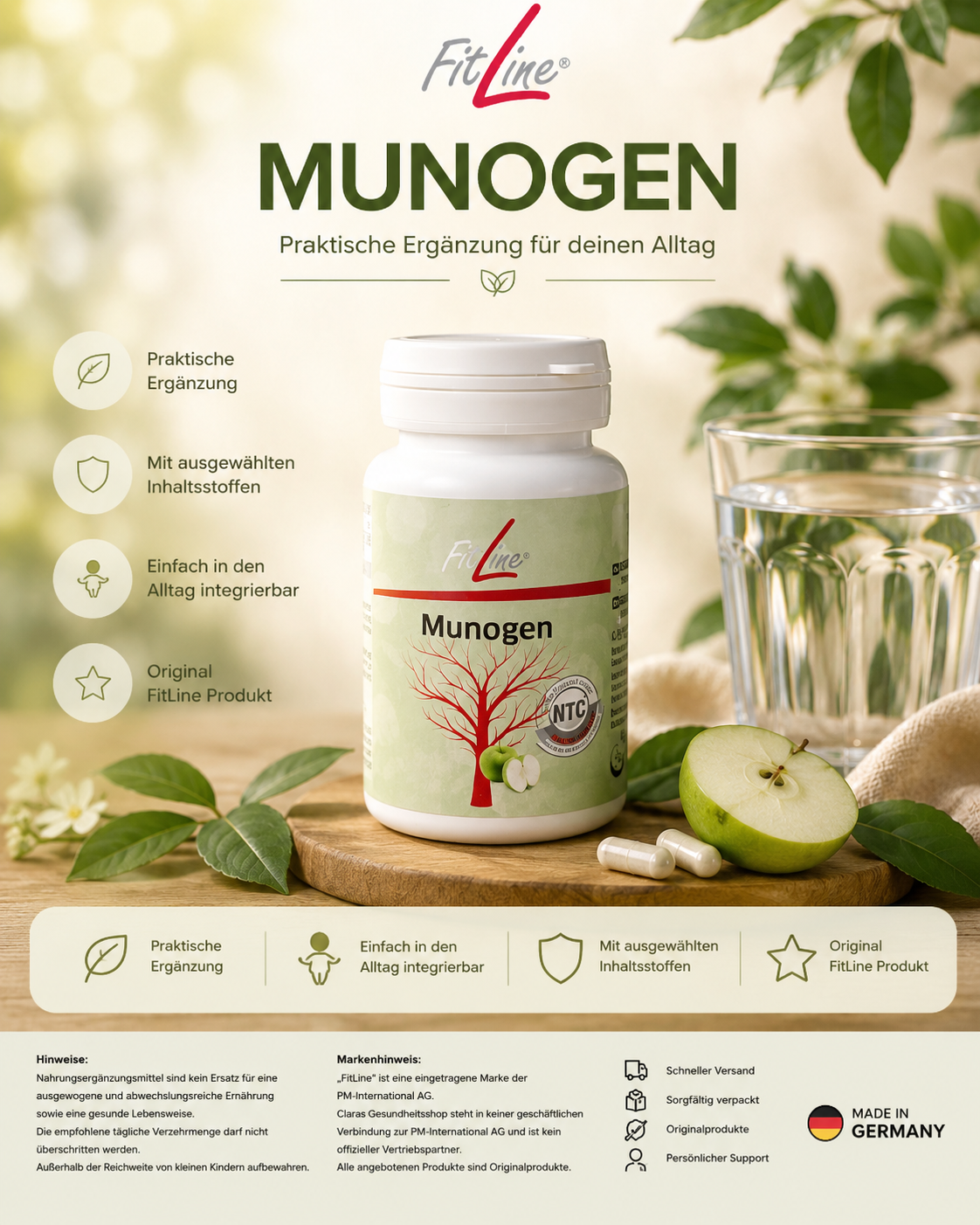 FitLine Munogen – Praktische Ergänzung für Sport & Alltag! 🚀🔥