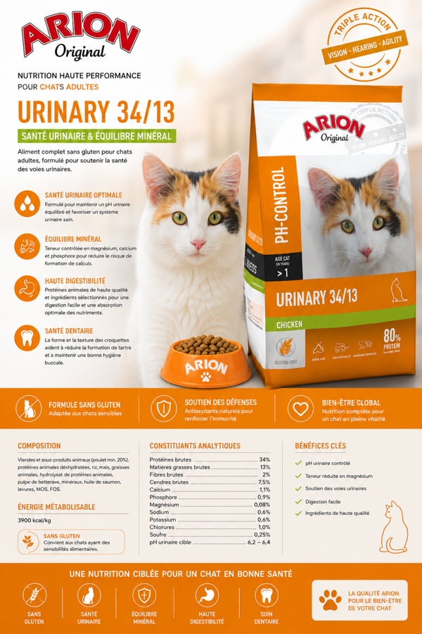 Arion Original Urinary 34/13 Chicken 2 kg