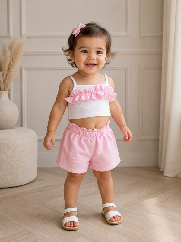 Baby set roze