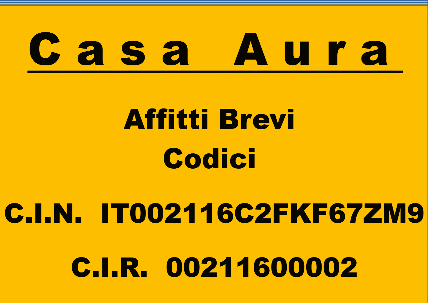 CODICI  CIN e cir