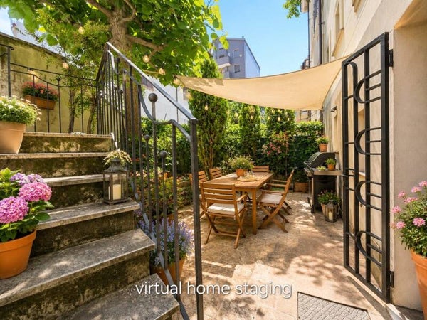 Elegante appartamento con taverna e giardino in zona centro