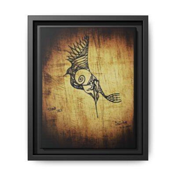 ABSTRACT ART Framed Print by Dayana Rubio "Stand Tall"