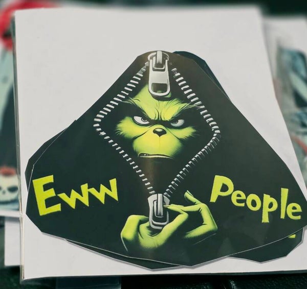 Grinch Eew People Sticker