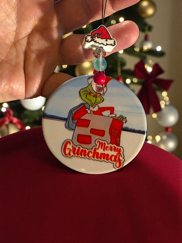 Grinch Ceramic Holiday Ornaments