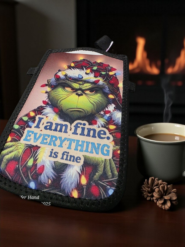 Grinch , I am Fine, Cellphone Pouches