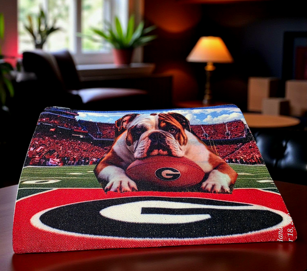 Georgia Bulldogs Zipper Pouch  ❤️🖤