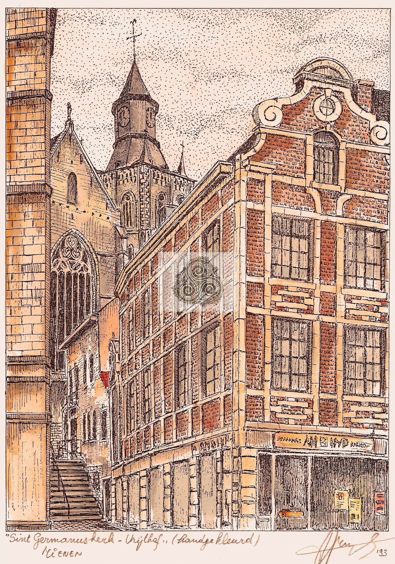 Tienen  Sint-Germanuskerk  Vrijthof