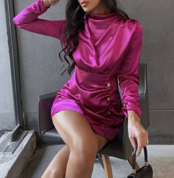 Polina Satin Dress