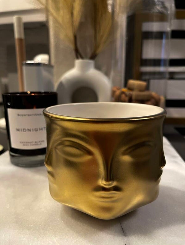 Gold Face Bowl