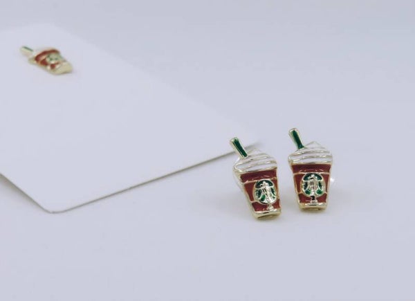 Adorable Frappuccino Earrings