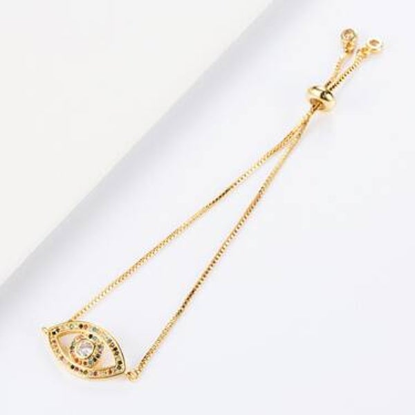 Evil Eye Rainbow Bracelet