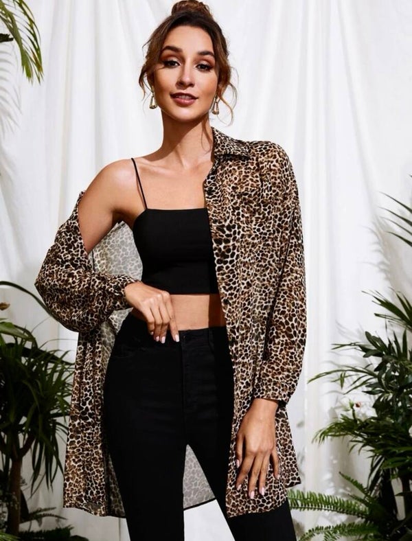 Leopard Blouse