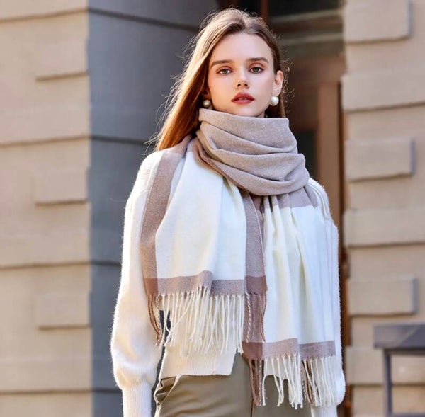 Wrap Around Tassel Scarf