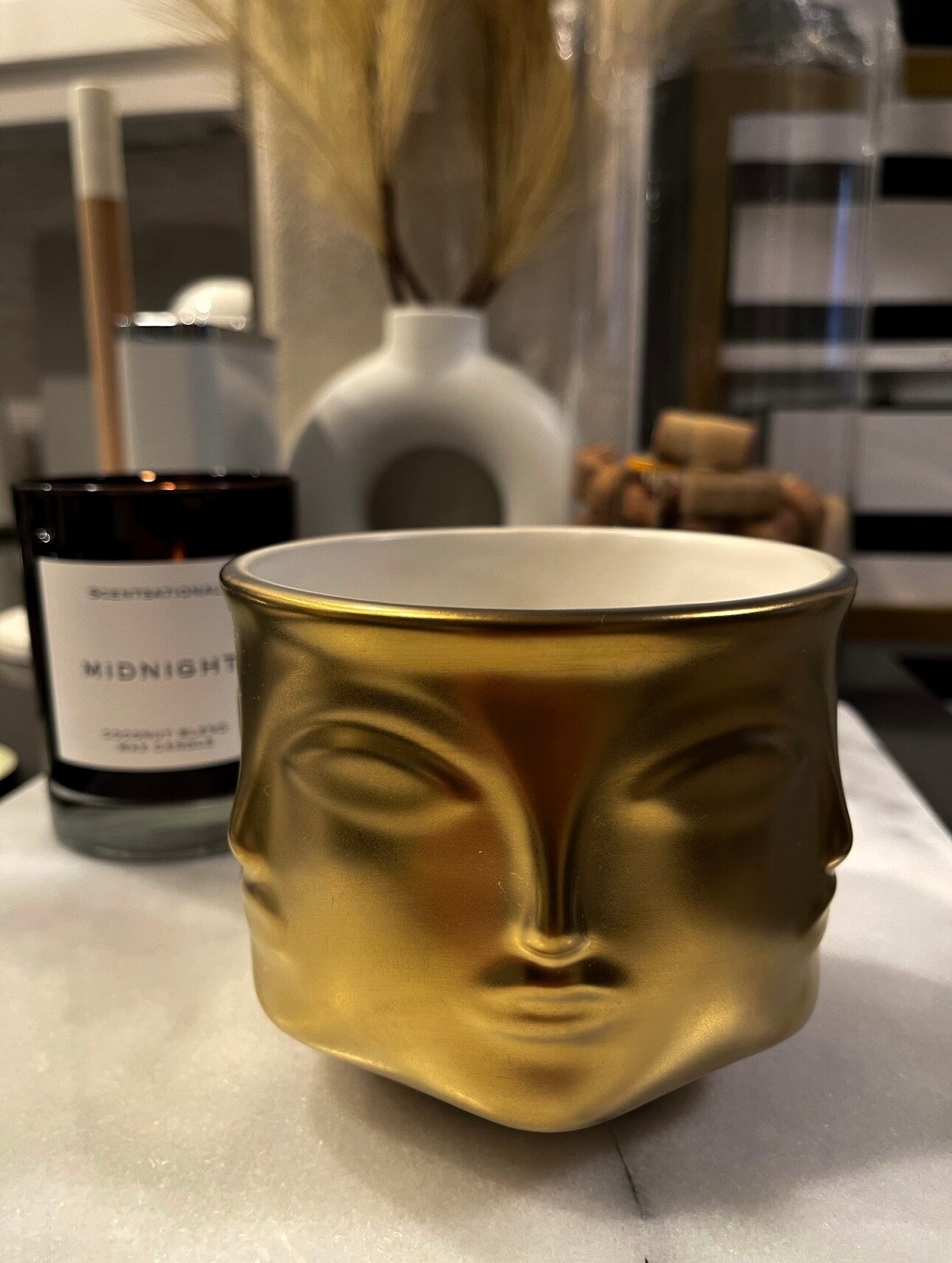 Gold Face Bowl