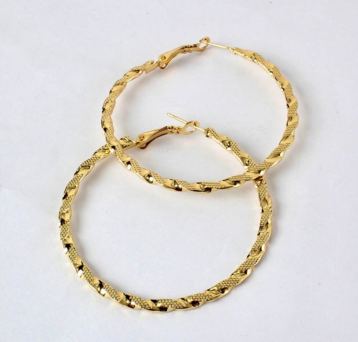 Classic Golden Hoops