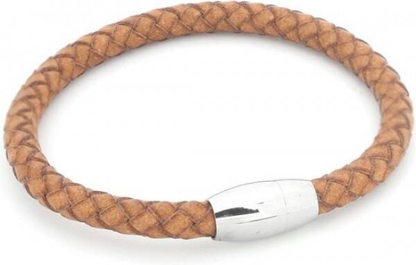 Uniseks armband leer div. kleuren