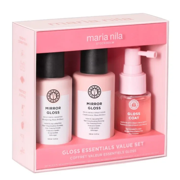 Maria Nila Mirror Gloss Essentials Value Set
