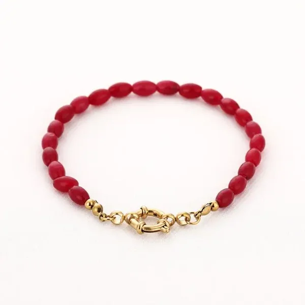 Kralen armband rood