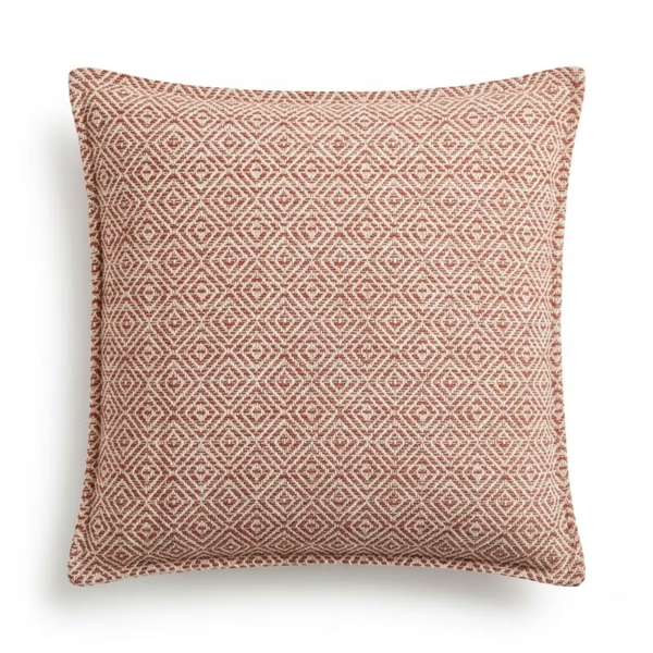 Klassieke kussenhoes - Burgundy-vierkanten - 45x45 cm