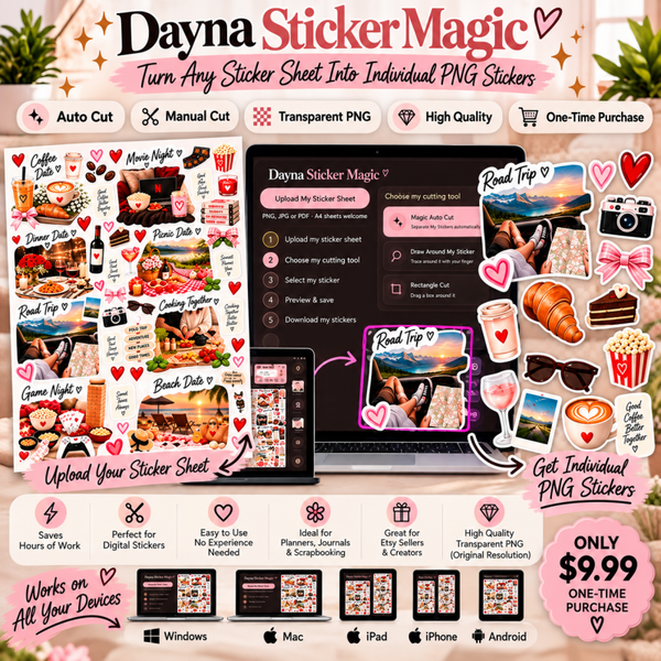 Dayna Magic App – Your Creative Sticker & Printable Studio