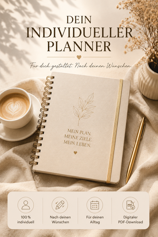 Dein individueller Planner – genau nach deinen Wünschen