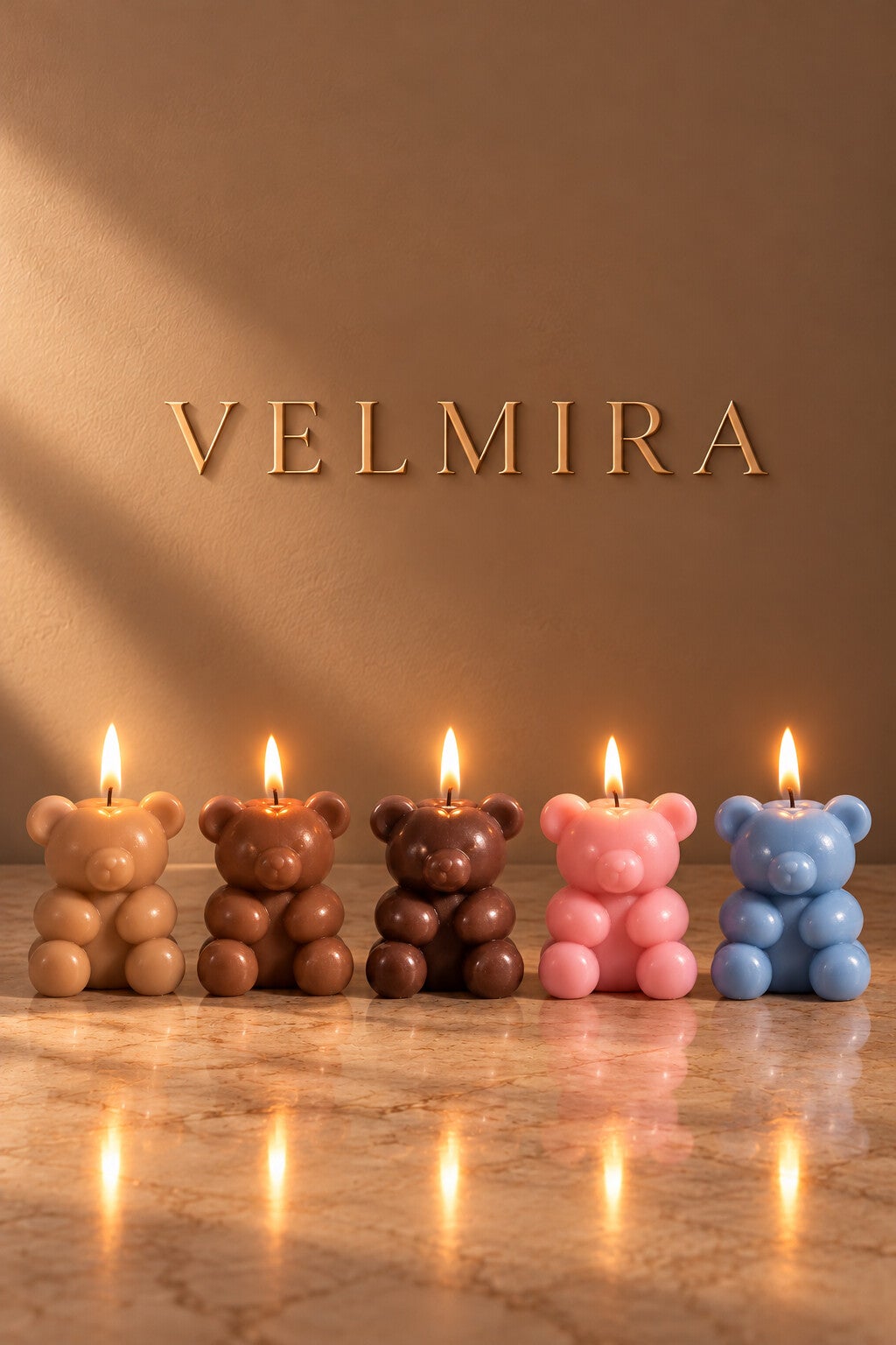 Teddy Candle