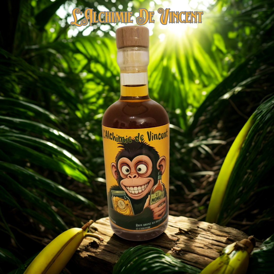 Rhum arrangé "Le Monkey" 35% 250ml