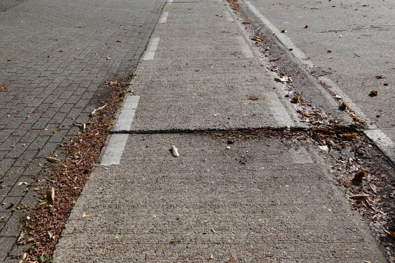 Slechte wegen in Vlaanderen