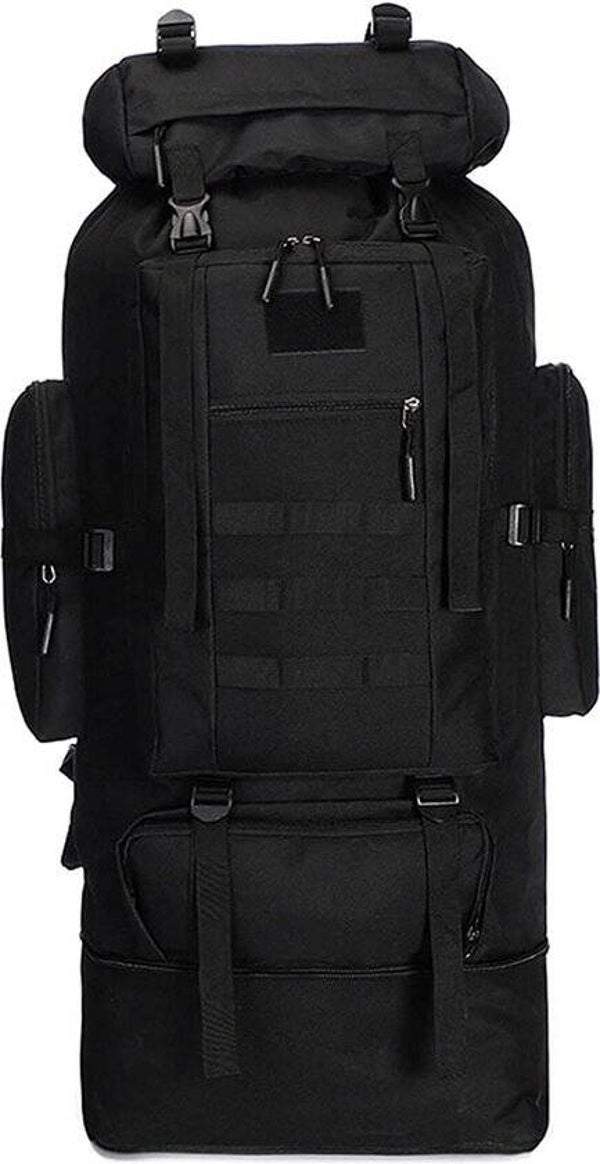 iBright XXL Tactical Backpack 100 Liter - Tactische rugzak -Militaire Rugzak - Waterdicht - Zwart