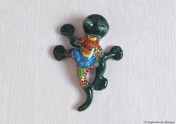 Grenouille verte - Décoration en Talavera