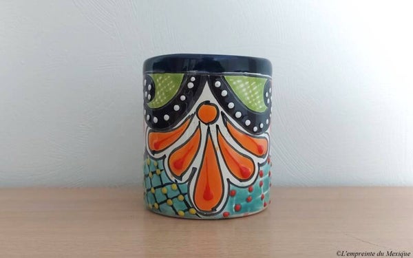 Tasse turquoise en Talavera