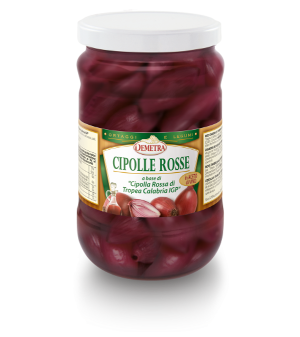 Cipolle rosse a base di Cipolla Rossa di Tropea IGP