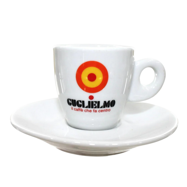 Caffè Guglielmo 6 Espresso-Tassen & 6 Untertassen