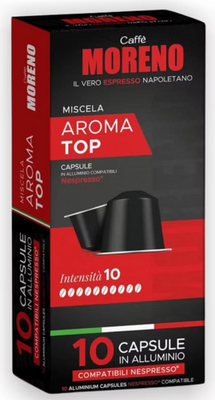 Caffè Moreno - Aluminium Kapseln - Top Espresso