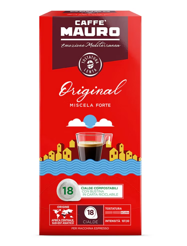 Caffè Mauro ORIGINAL Pads Miscela Forte 18 Stk.