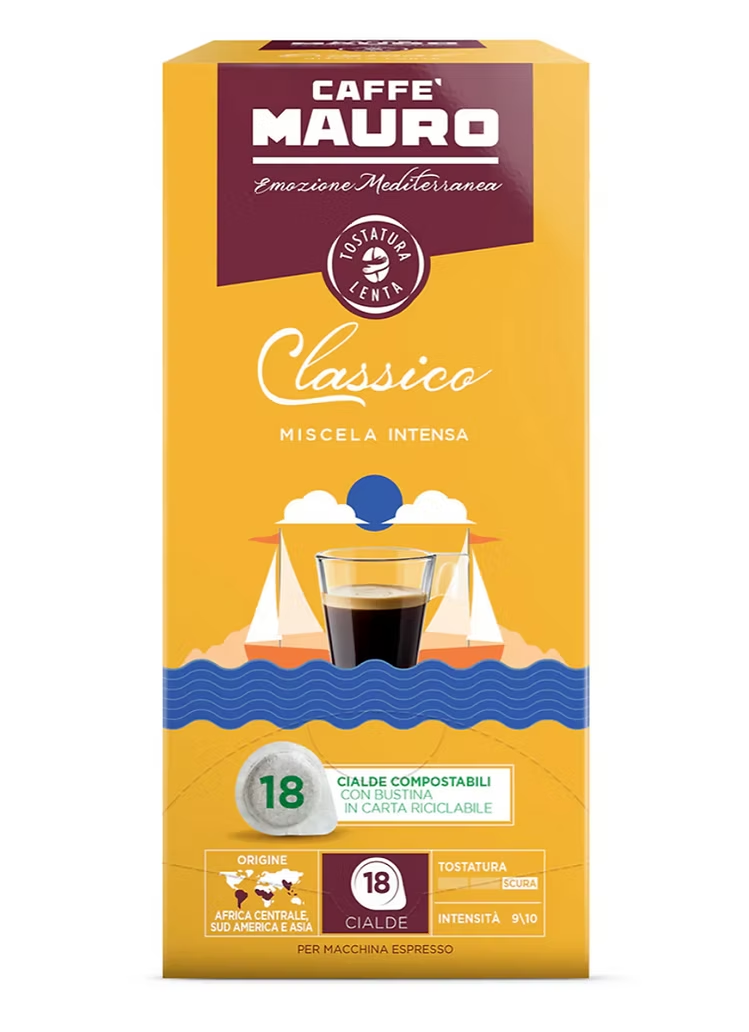 Caffè Mauro Classico Pads Intensa 18 Stk.