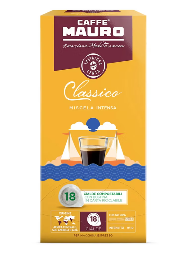 Caffè Mauro Classico Pads Intensa 18 Stk.