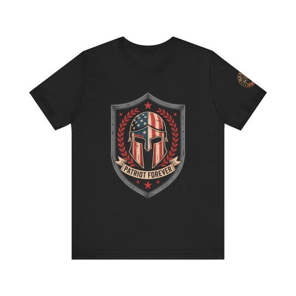 Patriot Forever T-Shirt – American Spartan Shield Design