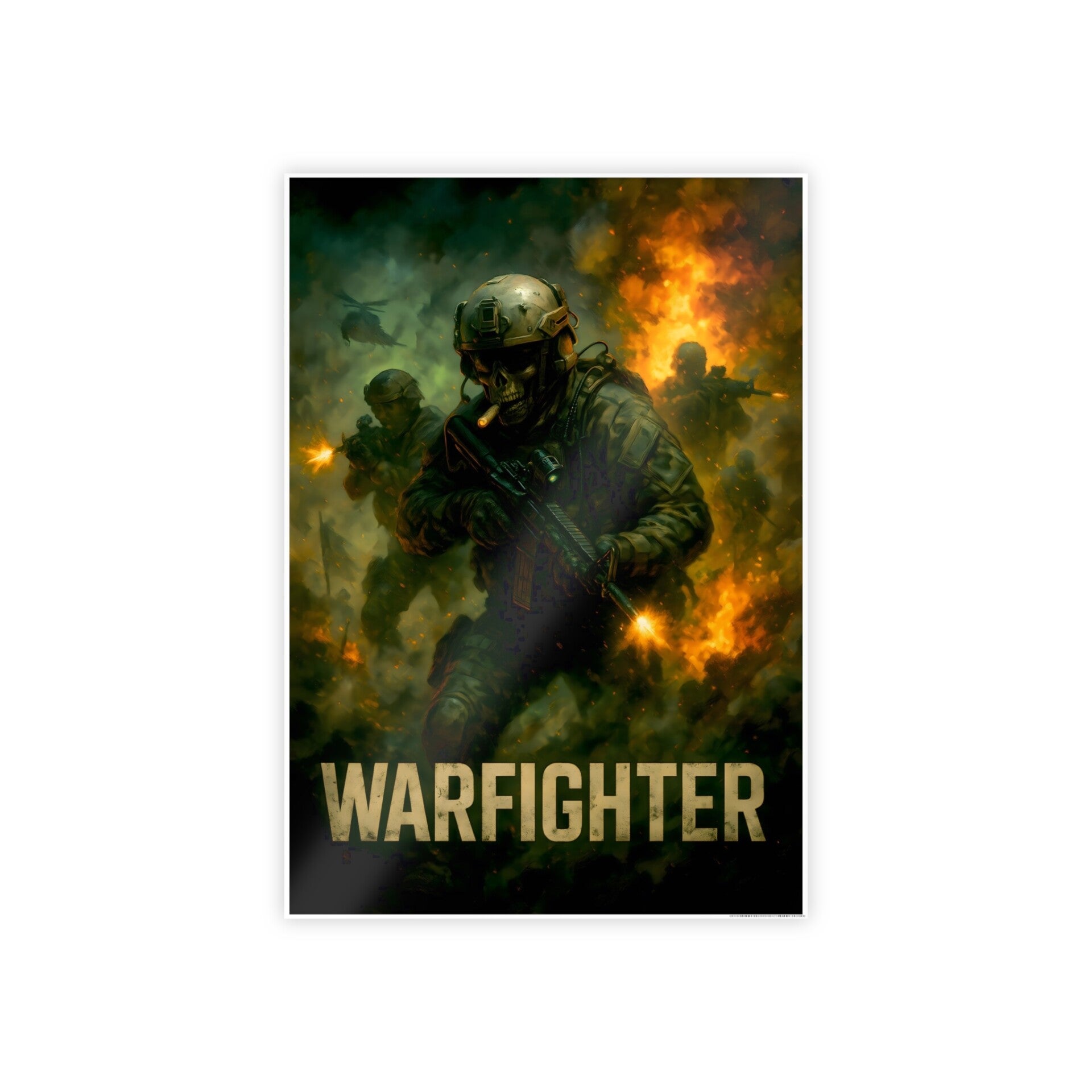 Warfighter – Tactical Military Poster (23.4" x 33.1")