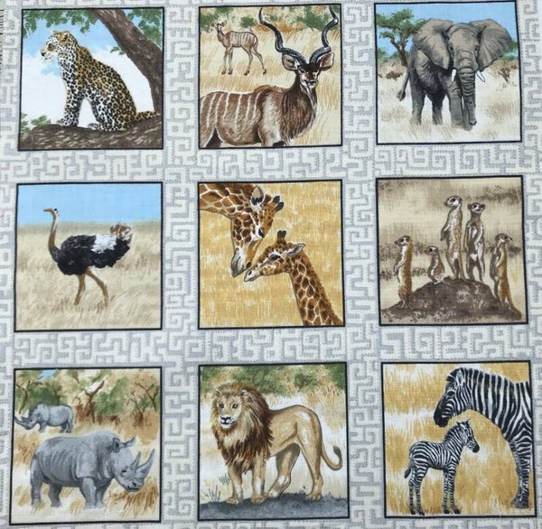 Animals safari 11 labels