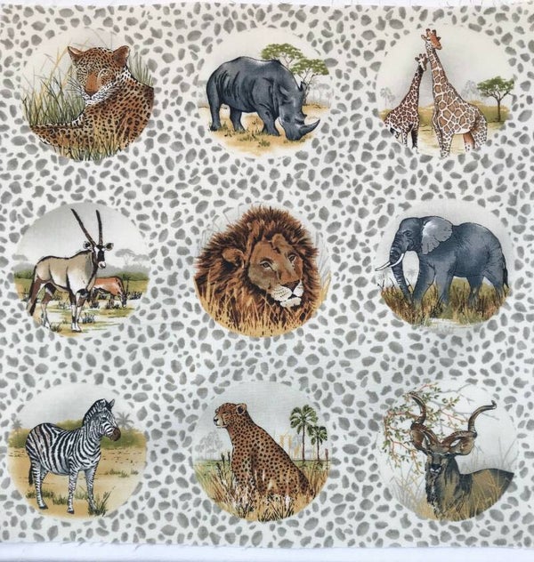 Animals safari 13 labels