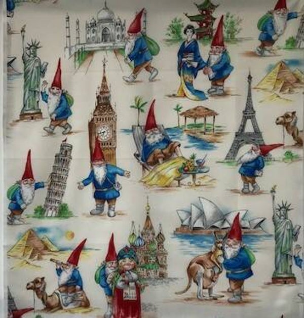 Countries city gnome panel 55x60cm
