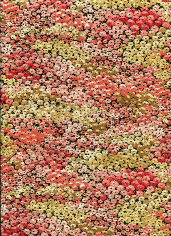 Flowers petit fleur 3 with metallic