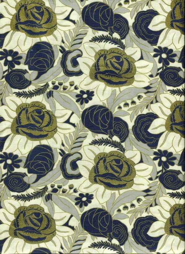 Flowers revive with gold