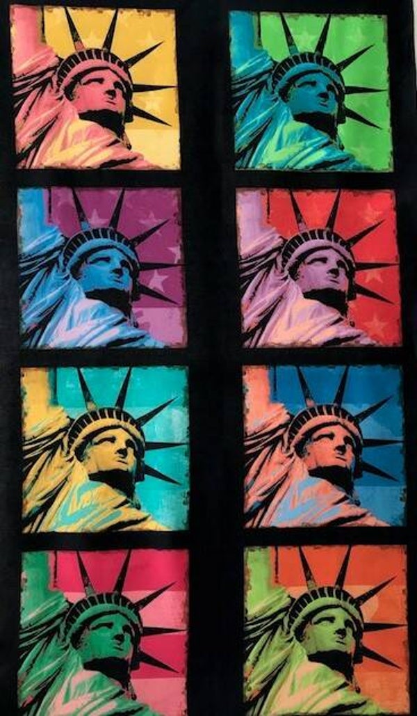 Countries liberty on black Panel 60x110cm